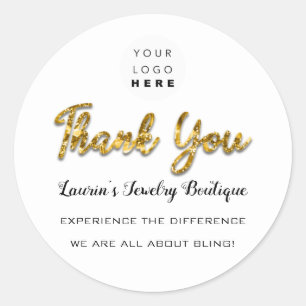 A Golden Token of Gratitude: The Sticker That Says