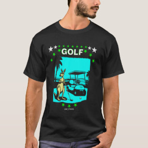 A GOLFING KANGAROO FUNNY GOLF ANIMALS T-Shirt