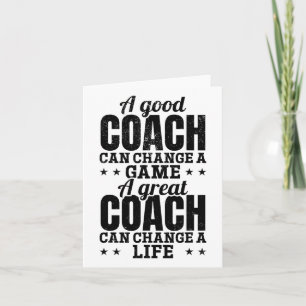 A Good Coach Can Change A Game A Great Coach Lacro Card