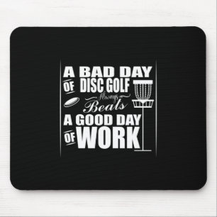 A Good Day Start With Disc Golf Mouse Pad