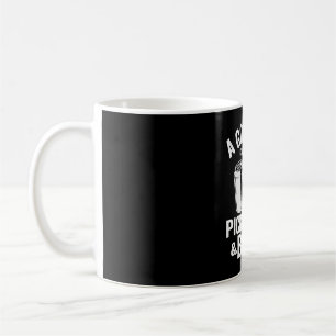 A Good Day Starts With Pickleball & Beer Funny  Coffee Mug