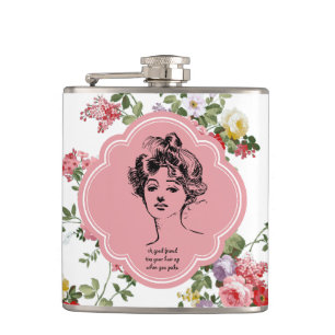 A good friend  Funny Hip Flask