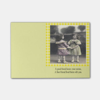 A Good Friend Knows Your Stories Post-it Notes