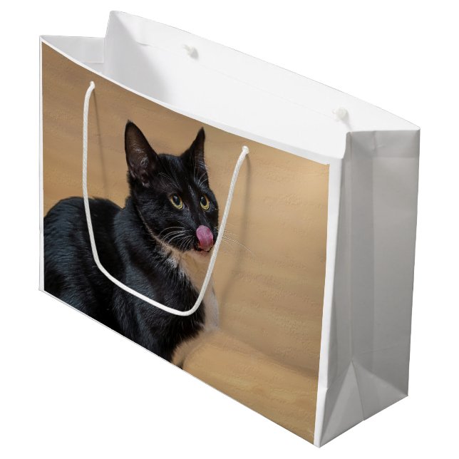 A Good Lick Painterly Large Gift Bag (Front Angled)
