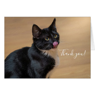 A Good Lick Painterly Thank You Card
