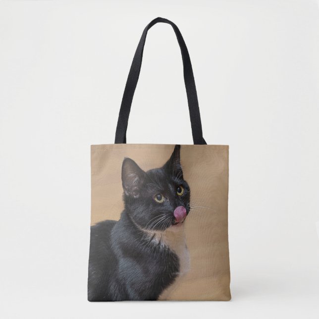 A Good Lick Painterly Tote Bag (Front)