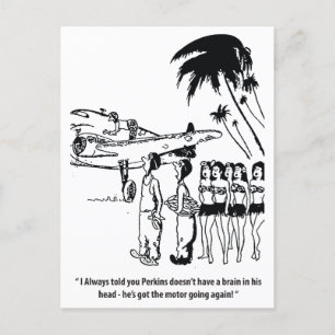 A Good Mechanic, Funny, Vintage Postcard