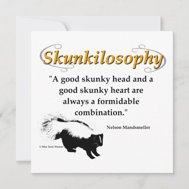 A good skunky head and a good skunky heart (Front)