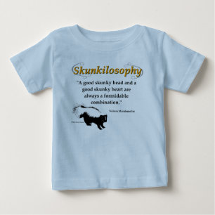 A good skunky head and a good skunky heart baby T-Shirt
