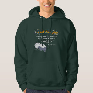A good skunky head and a good skunky heart hoodie