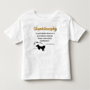 A good skunky head and a good skunky heart toddler T-Shirt