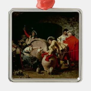 A Good Vintage Metal Tree Decoration