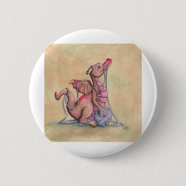 A Good Yarn 6 Cm Round Badge (Front)