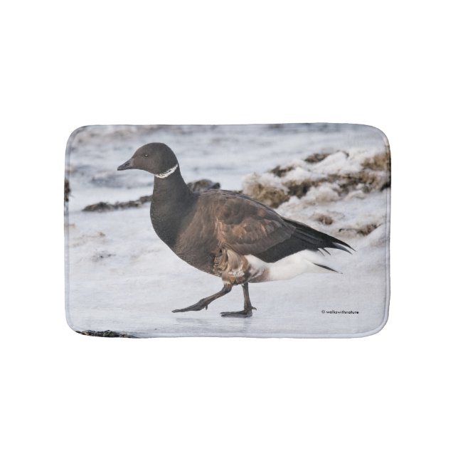 A Goosesteppin' Brant Bath Mat (Front)
