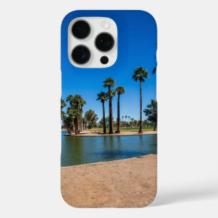 a gorgeous spring landscape at Encanto Park iPhone 16 Pro Case