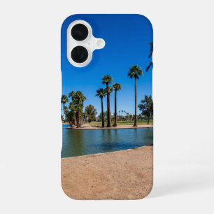 a gorgeous spring landscape at Encanto Park iPhone 16 Case