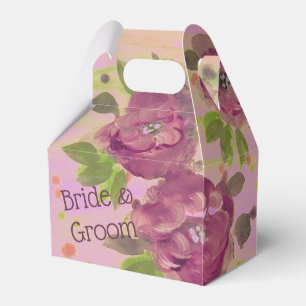 A Gorgeous Wedding Guest Favour In Purples Box