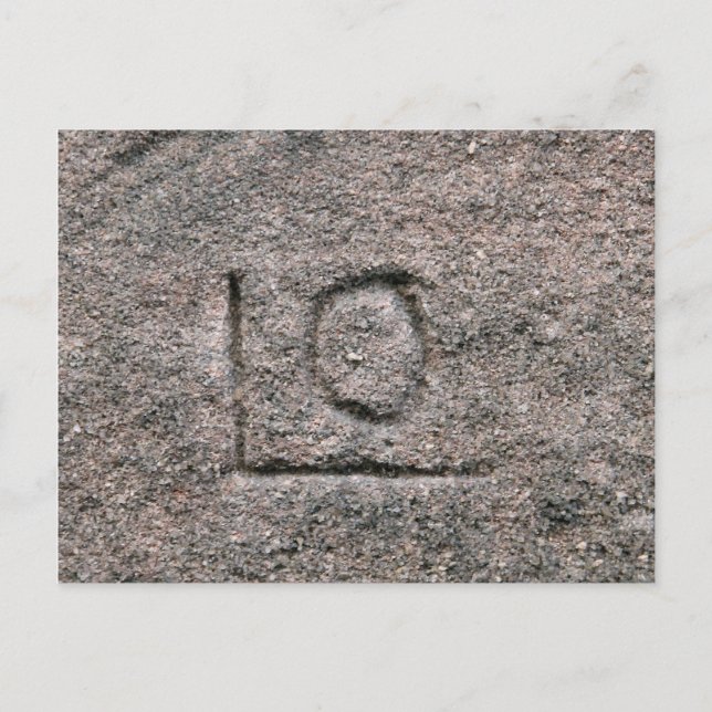 A Gothic Mason’s Mark from Central Europe Postcard (Front)