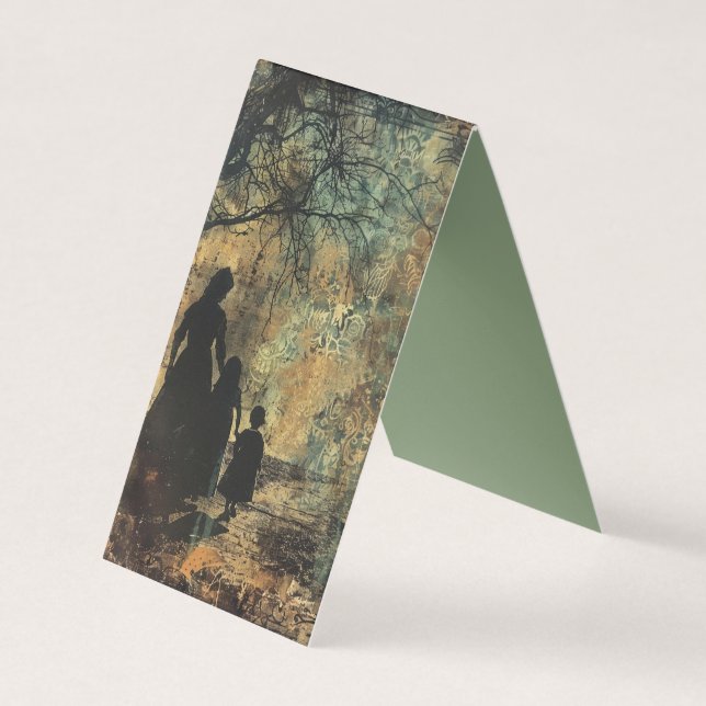 A Gothic Mother Series Design #9 Business Card (Front)