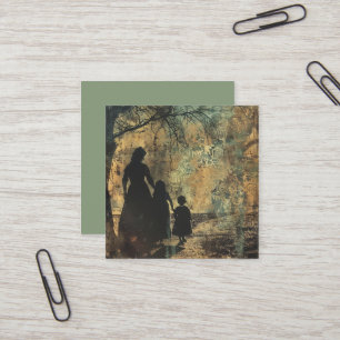 A Gothic Mother Series Design #9 Square Business Card