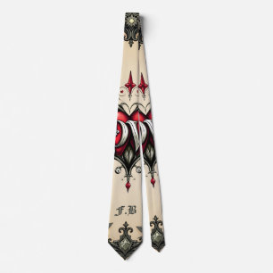 A gothic romance. An ornate, gothic-style  Tie