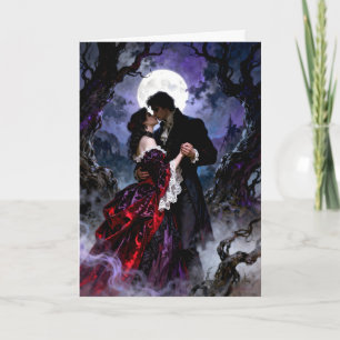 A Gothic Romance Valentine Holiday Card