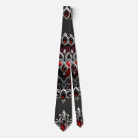 A Gothic symbiosis, elegant haert and skulls