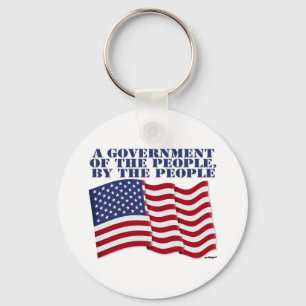 A GOVERNMENT OF THE PEOPLE BY THE PEOPLE! KEY RING
