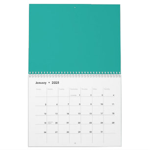 A gradient background blending blue into green. calendar