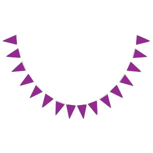 A gradient background blending shades of pink and bunting