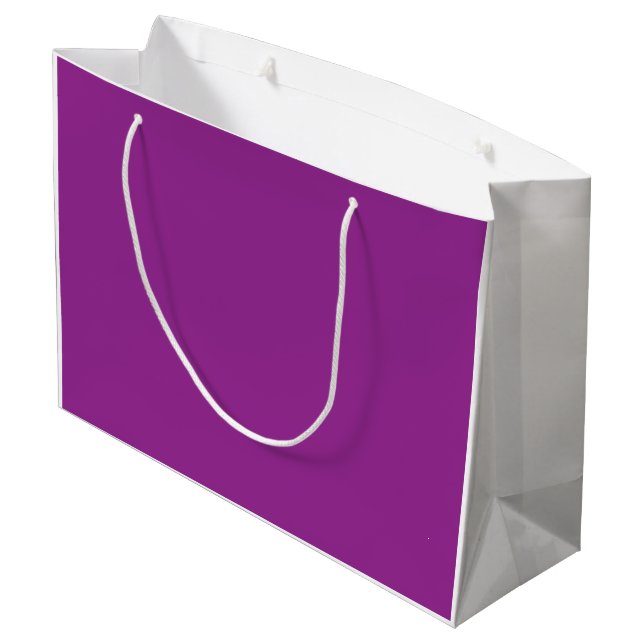 A gradient background blending shades of pink and  large gift bag (Back Angled)