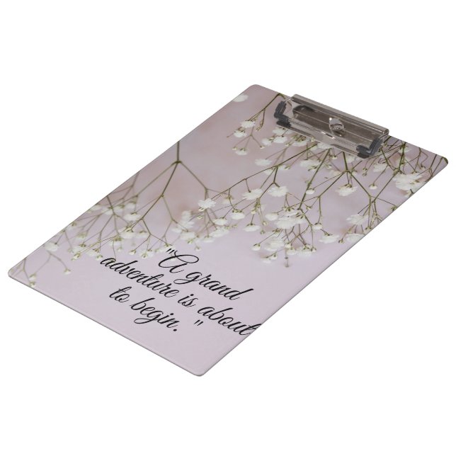 A grand adventure is begin to start clipboard (Angled)