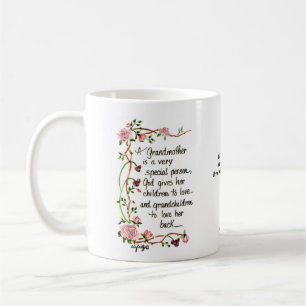 A Grandmother is a Very Special Person Coffee Mug