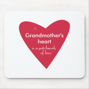 A Grandmother's Heart Mouse Pad