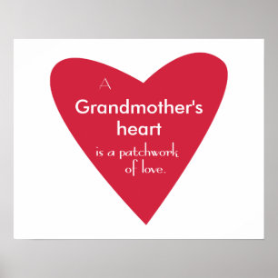 A Grandmother's Heart Poster