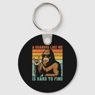 A grandpa like is hard to find bigfoot dad fathers key ring