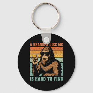 A Grandpa Like is Hard to Find Bigfoot Dad Fathers Key Ring
