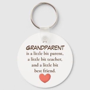 A Grandparent Is  keychains