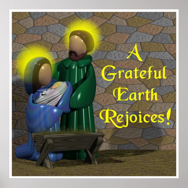 A Grateful Earth Rejoices Poster (Front)