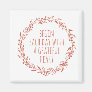 A Grateful Heart Magnet