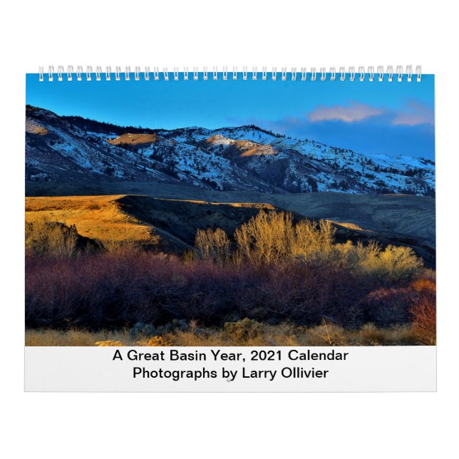 A Great Basin Year, 2021 Calendar (Cover)