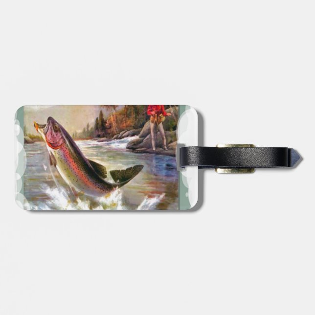 A great catch luggage tag (Back Horizontal)