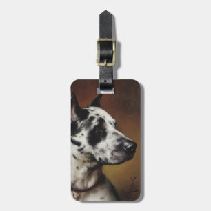 A Great Dane Luggage Tag