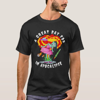 A Great Day For An Apocalypse Funny Zombie T-Shirt