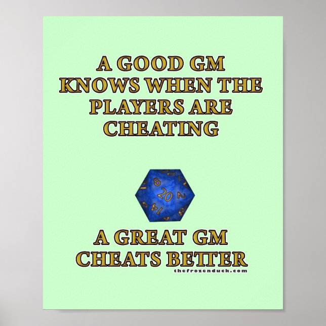 A Great DM Cheats Better Poster (Front)