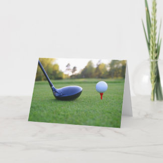 A great golf card to enjoy