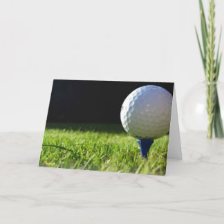A great golf card to enjoy