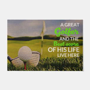 A Great Golfer Doormat, Golf Player Doormat