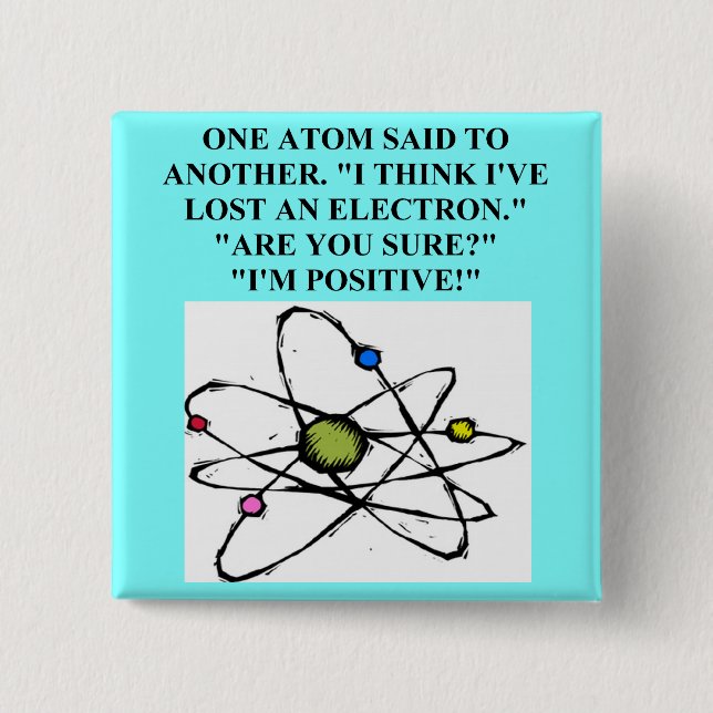 A Great Physics Design 15 Cm Square Badge (Front)