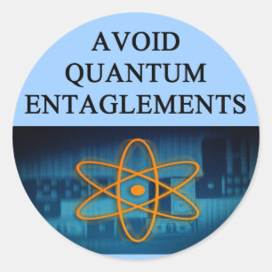 A Great Physics Design Classic Round Sticker